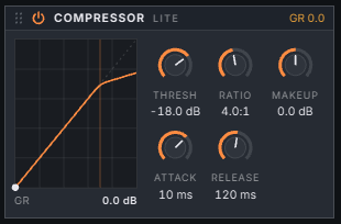 Harmonic Pro Studio Lite Compressor plugin