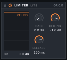 Harmonic Pro Studio Lite Limiter plugin