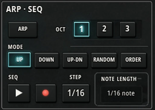 Harmonic Pro Studio Harmonic Classic synthesizer, arpeggiator and step sequencer