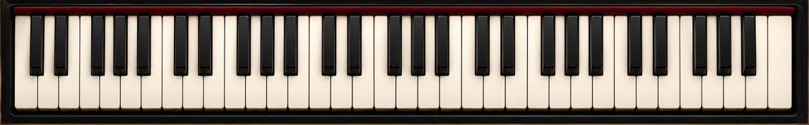 Harmonic Pro Studio HPS Piano instrument, the 61-key keyboard